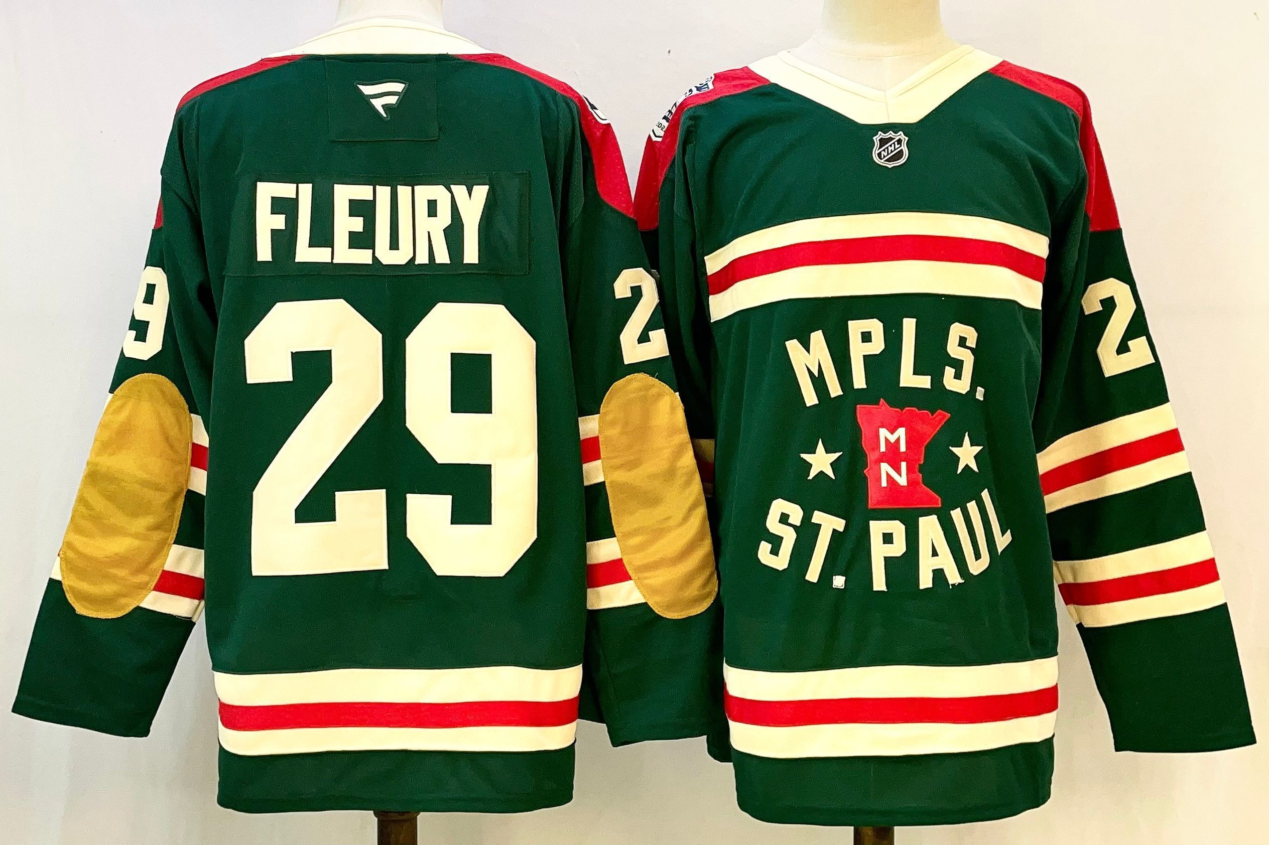 Men Minnesota Wild #29 Fleury Green 2026 Adidias NHL Jersey style 001